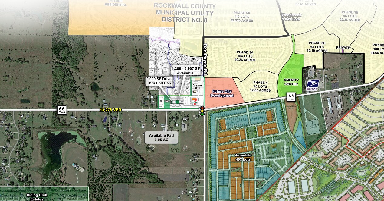 NWQ of 66 & Ben Payne Road hwy, Fate, TX for Sale