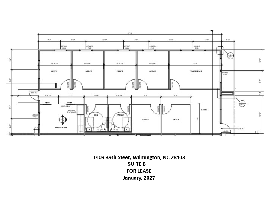 1409 39th St, Wilmington, NC for Rent