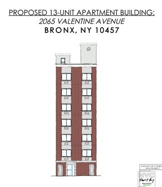 Bronx, NY Commercial Land - 2065 Valentine Ave Bronx, NY Commercial Land - 2065 Valentine Ave