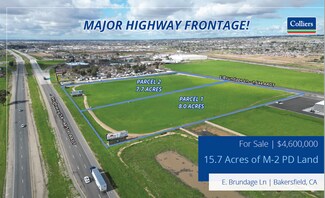 Bakersfield, CA Industrial Land - E Brundage Ln