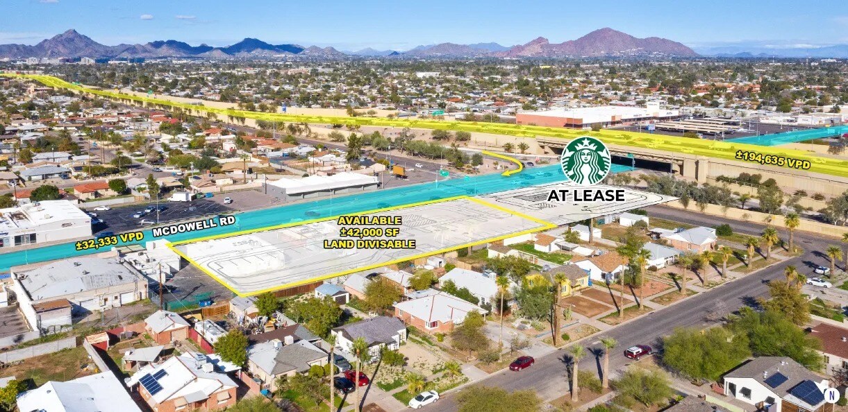 SR-51 & McDowell Rd SWC, Phoenix, AZ for Rent
