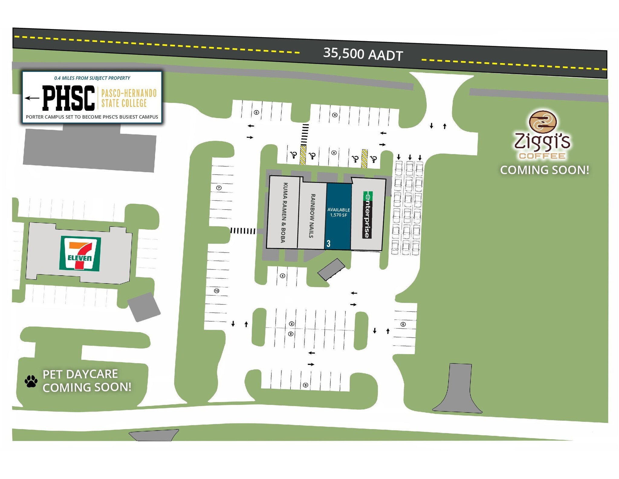 2575 Mansfield Blvd Wesley Chapel, FL 33543 Retail Property for Lease