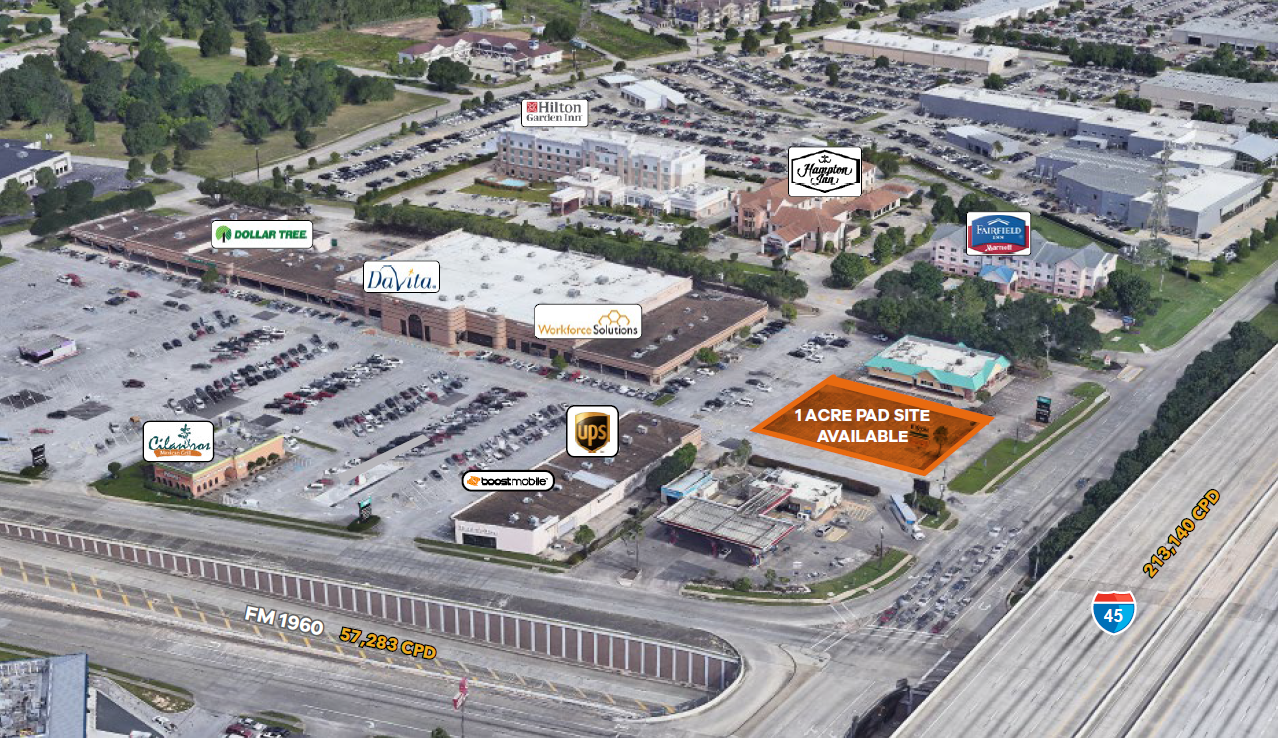 NWC OF INTERSTATE 45N @ FM 1960, Houston, TX for Sale