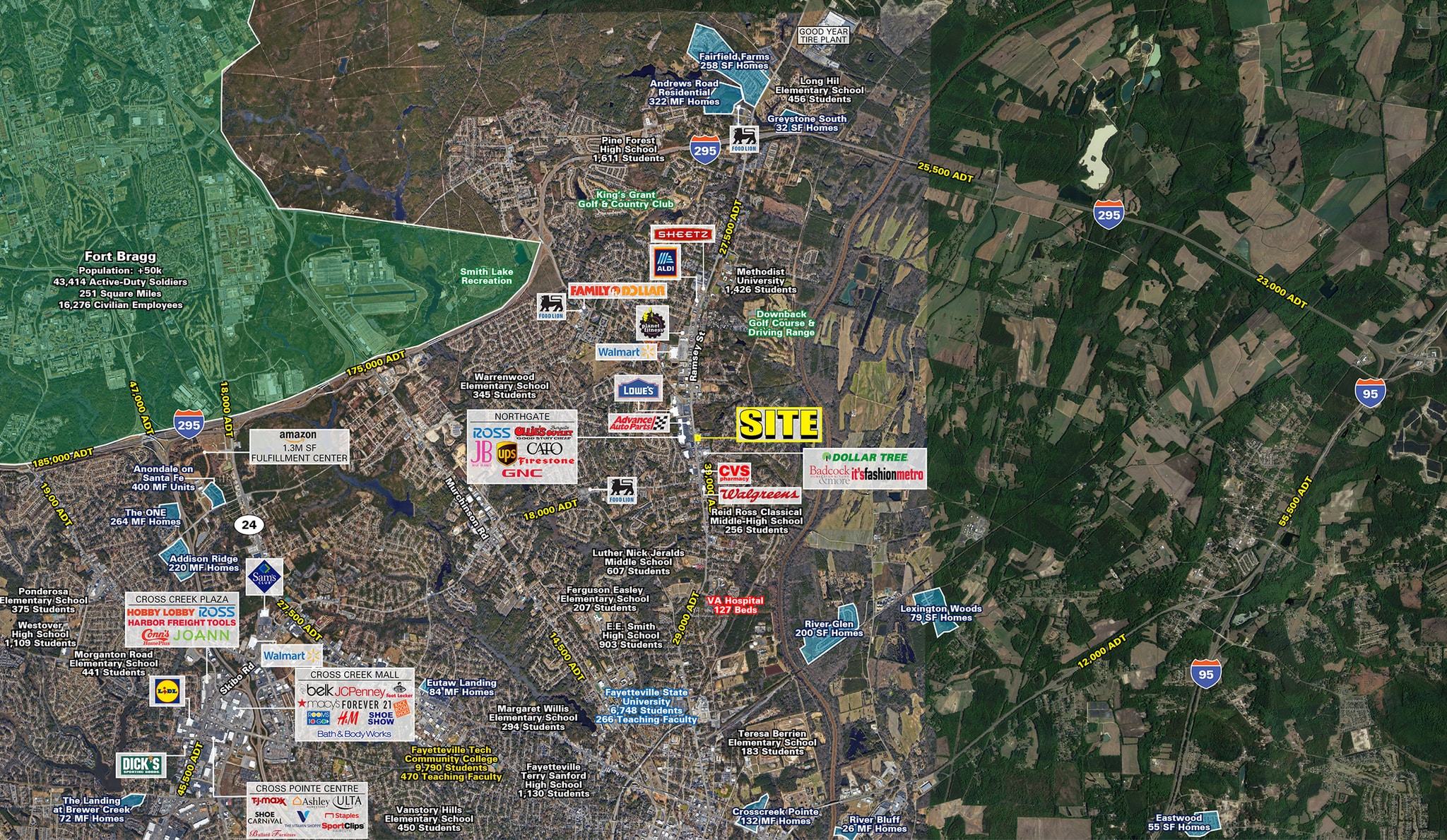 3740 Ramsey St, Fayetteville, NC for Sale