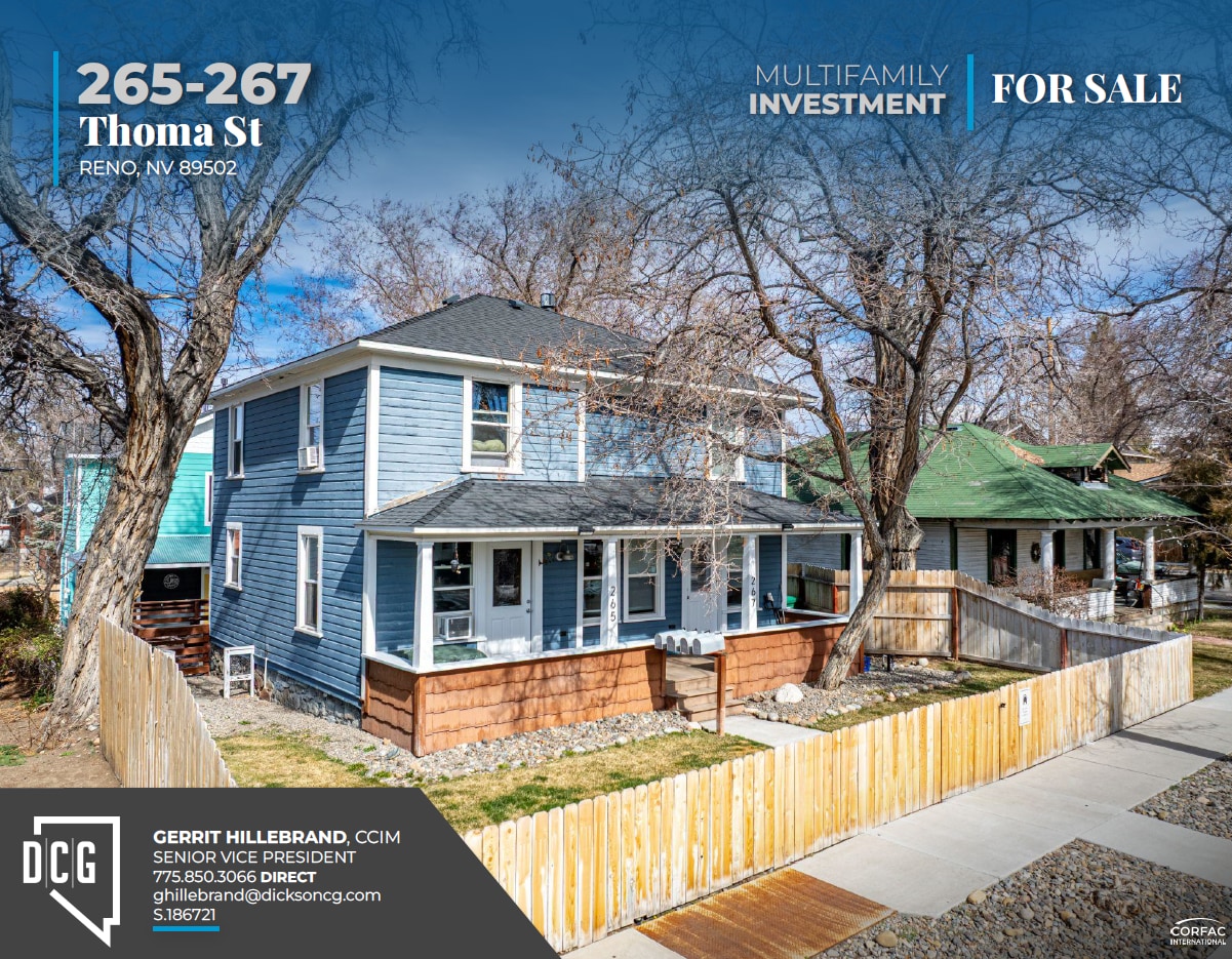 265 Thoma St, Reno, NV for Sale