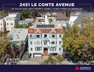 Berkeley, CA undefined - 2451 Le Conte Ave Berkeley, CA undefined - 2451 Le Conte Ave