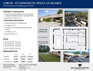 Chattanooga, TN Office - 117 Nowlin Ln Chattanooga, TN Office - 117 Nowlin Ln