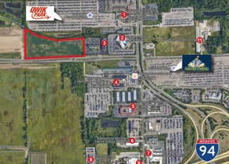 Romulus, MI Commercial Land - 12.88 Acres Smith Road