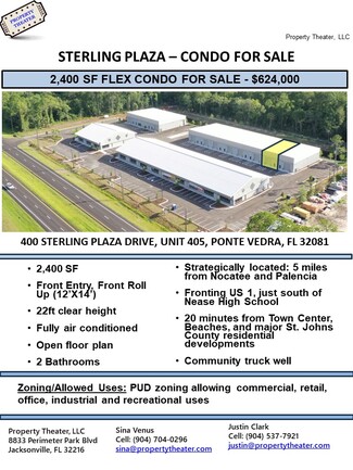 Ponte Vedra, FL Warehouse - 400 Sterling Plaza Dr