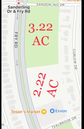 Cypress, TX Commercial Land - Fry Rd at Sanderling Rd