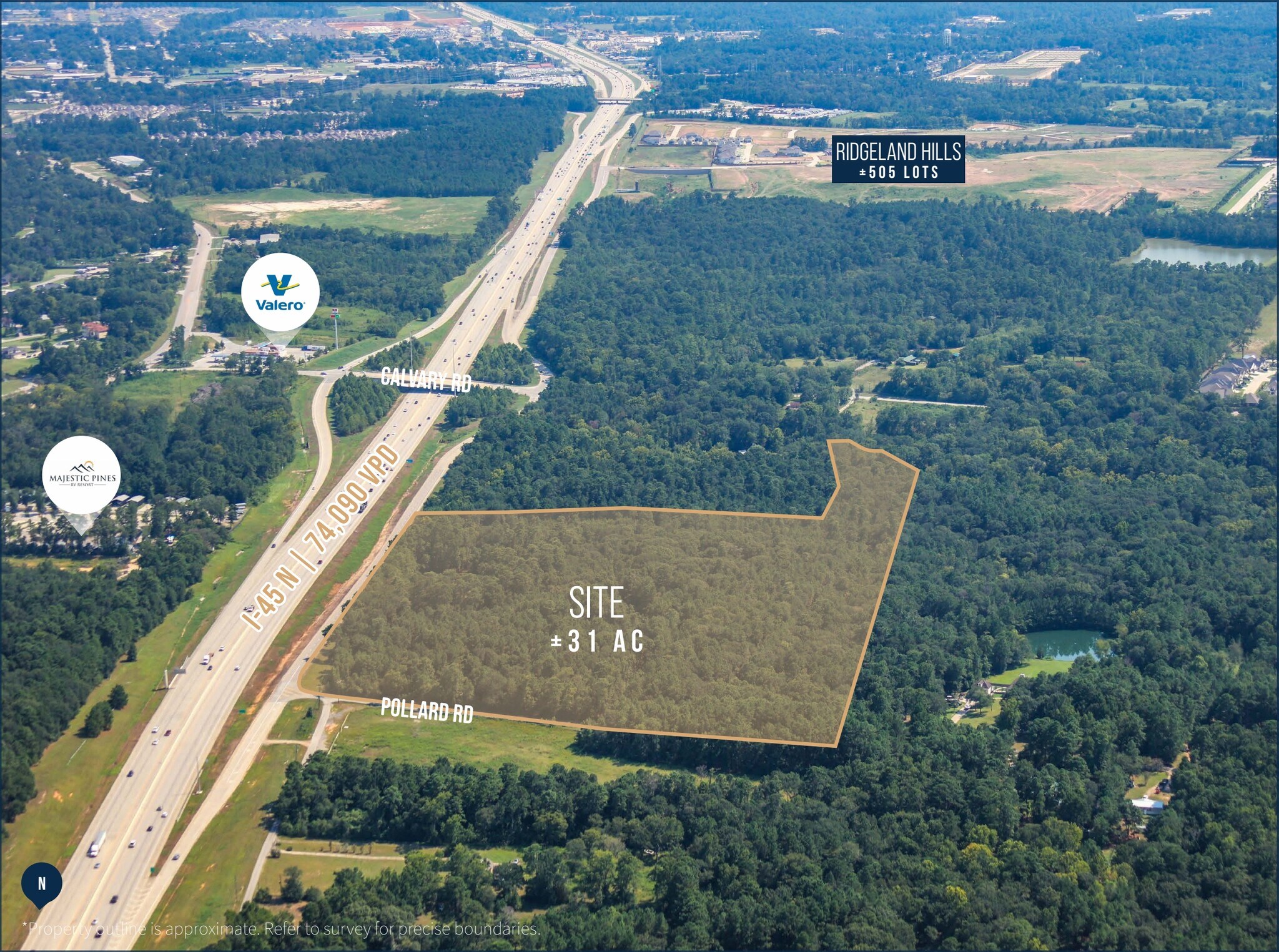 1002 Interstate 45, Willis, TX for Sale