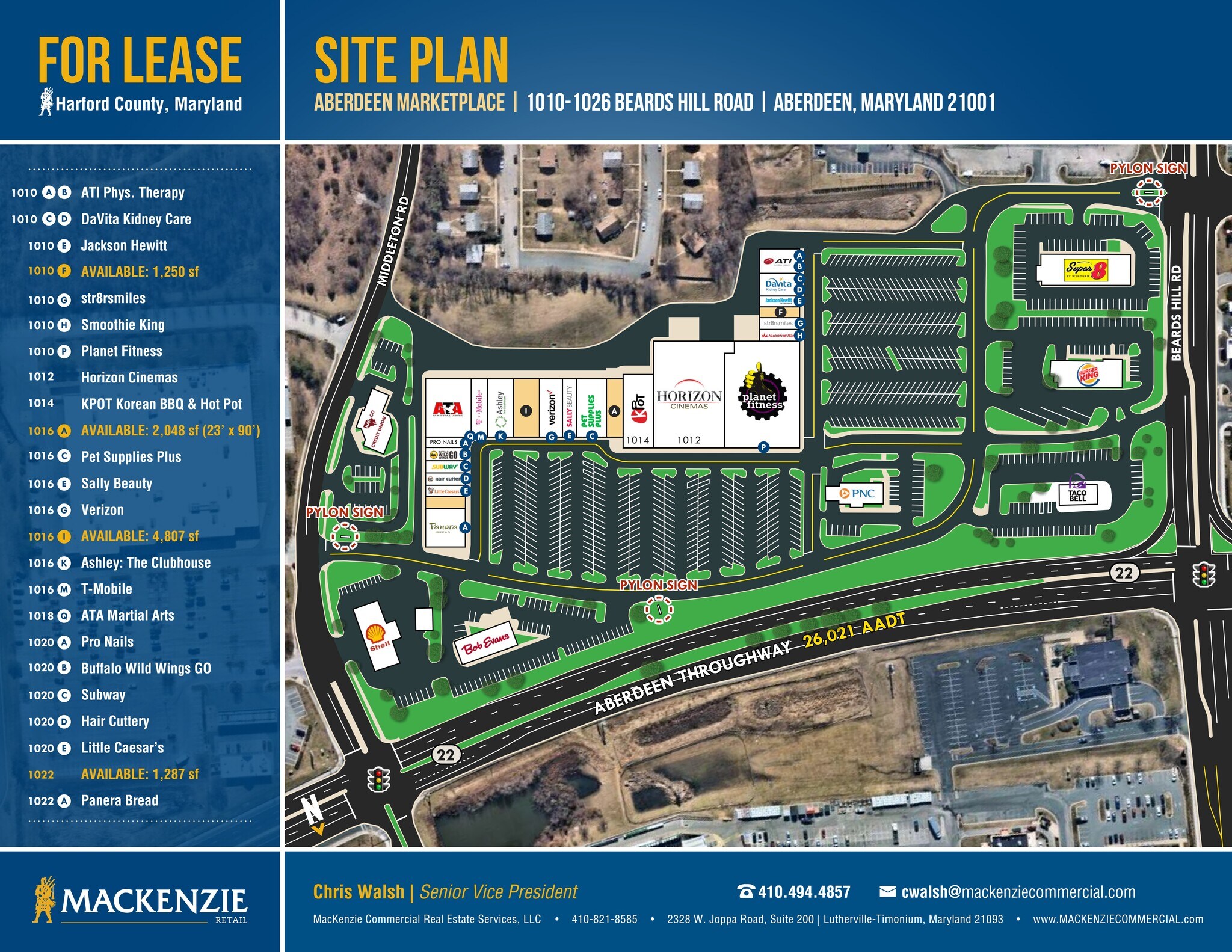 1008-1022 Beards Hill Rd, Aberdeen, MD for Rent