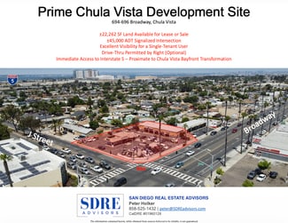Chula Vista, CA Commercial Land - 694-696 Broadway Chula Vista, CA Commercial Land - 694-696 Broadway