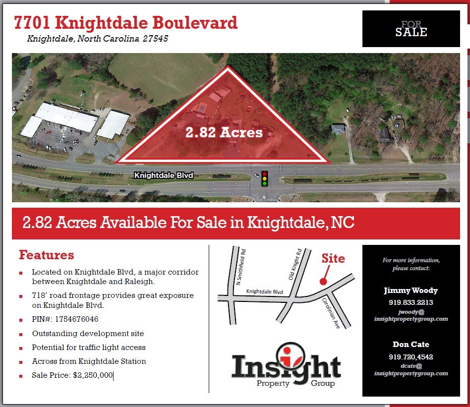 Knightdale Blvd, Knightdale, NC for Sale