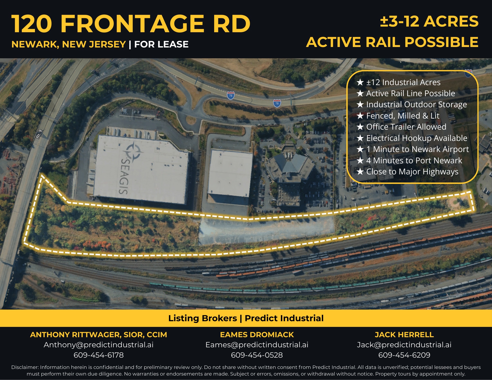 120 Frontage Rd, Newark, NJ for Rent