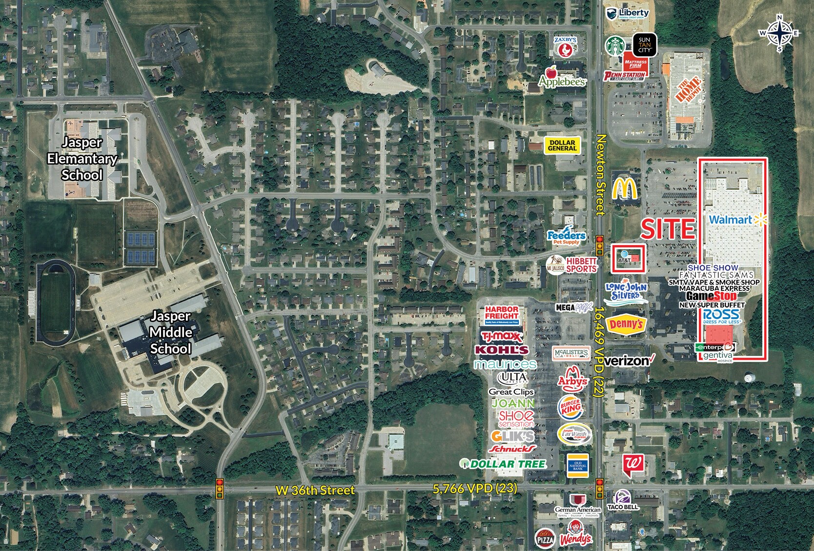 3950-3954 N Newton St, Jasper, IN for Rent