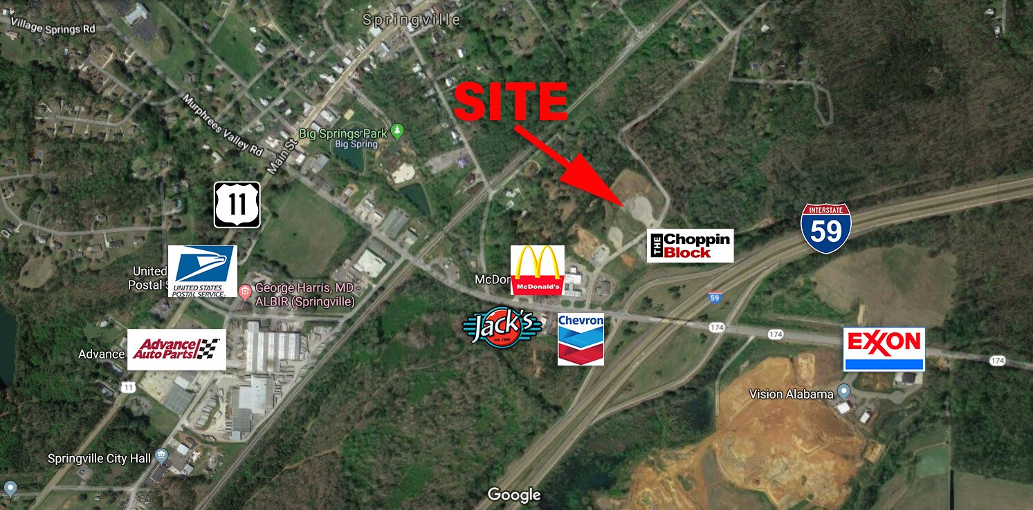 Purple Heart Blvd @ Hwy 174, Springville, AL for Sale