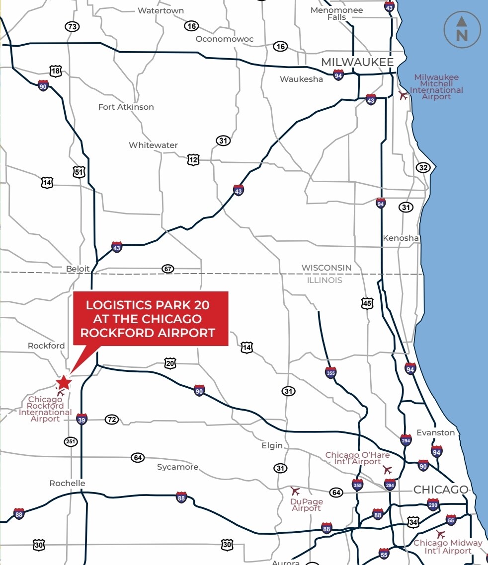 US Hwy 20 & IL Rt 2, Rockford, IL for Rent