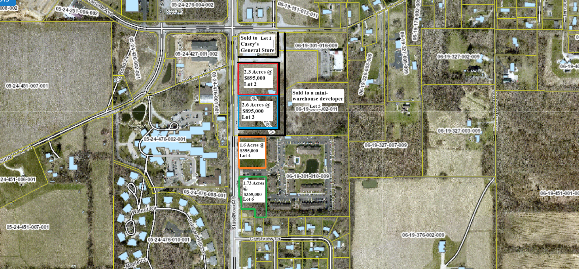 2.6 Acres SR 19, Elkhart, IN for Sale