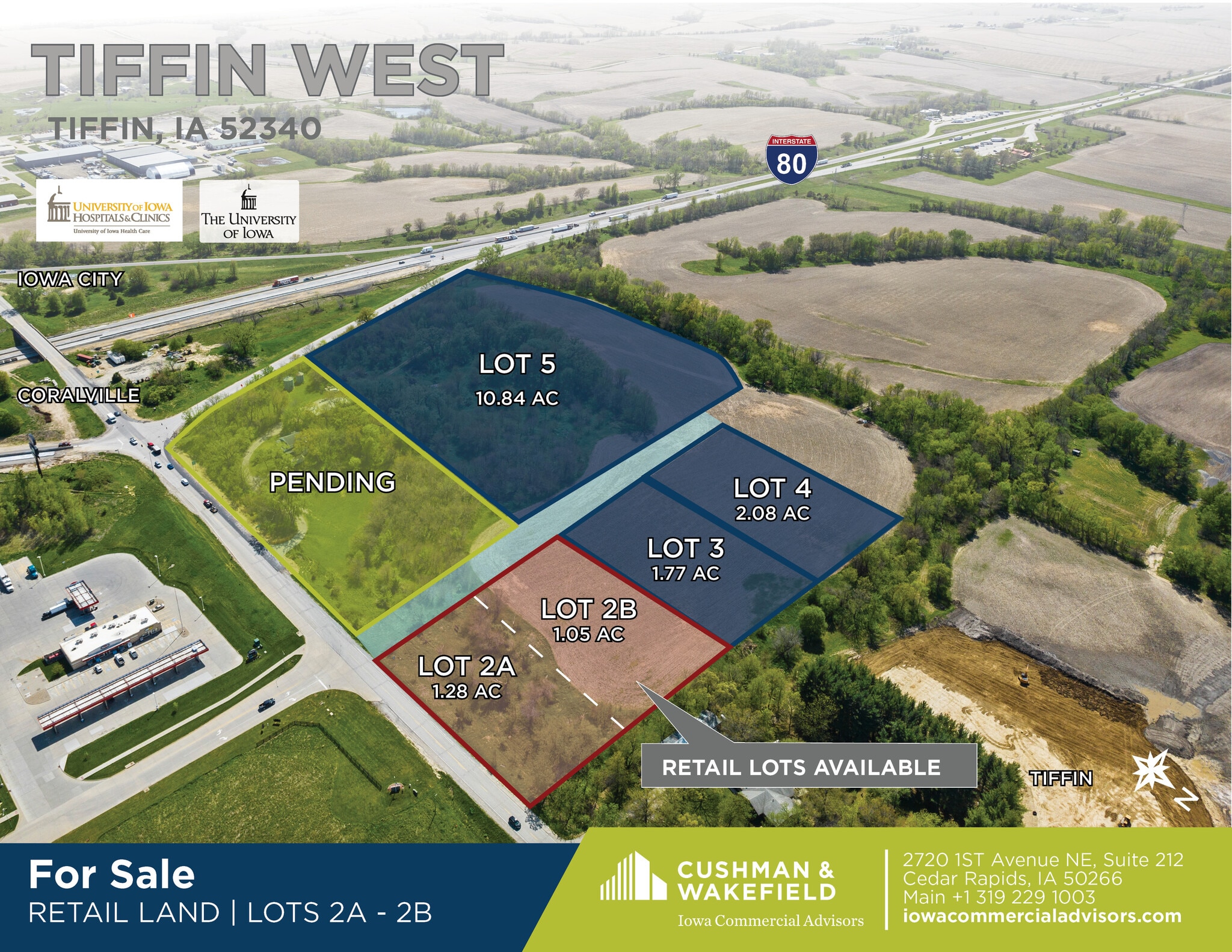 Ireland Ave, Tiffin, IA for Sale