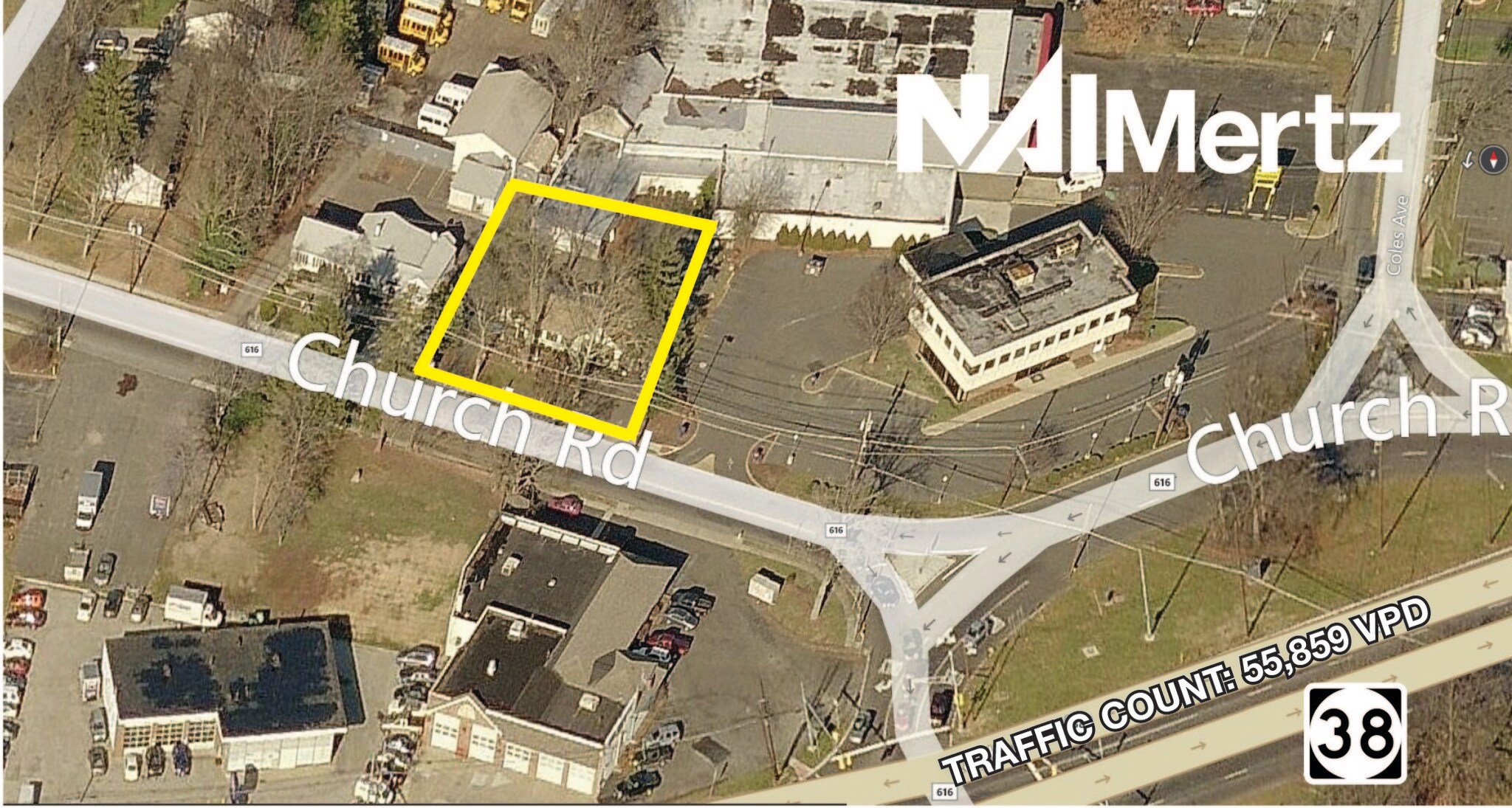 2409 Church Rd Cherry Hill, NJ 08002 Land Property for Lease on