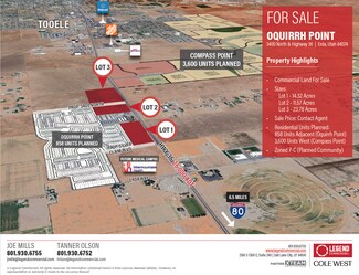 Erda, UT Commercial Land - 3400 N & Highway 36 Erda, UT Commercial Land - 3400 N & Highway 36