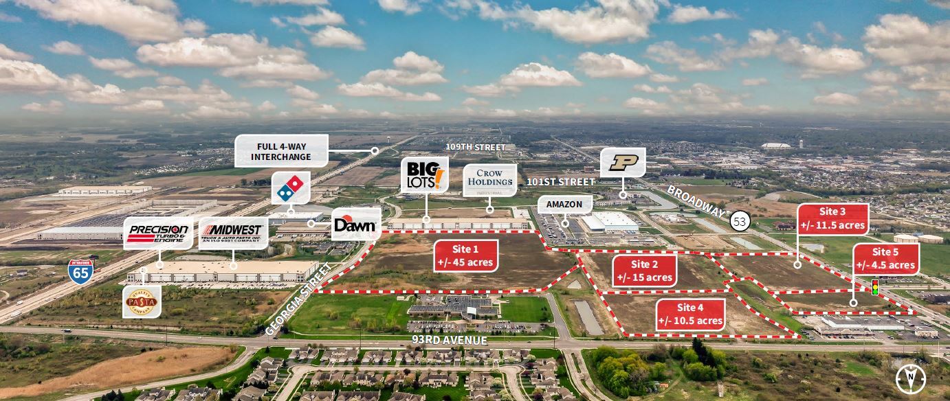 E 93rd Ave & Georgia St, Merrillville, IN for Rent