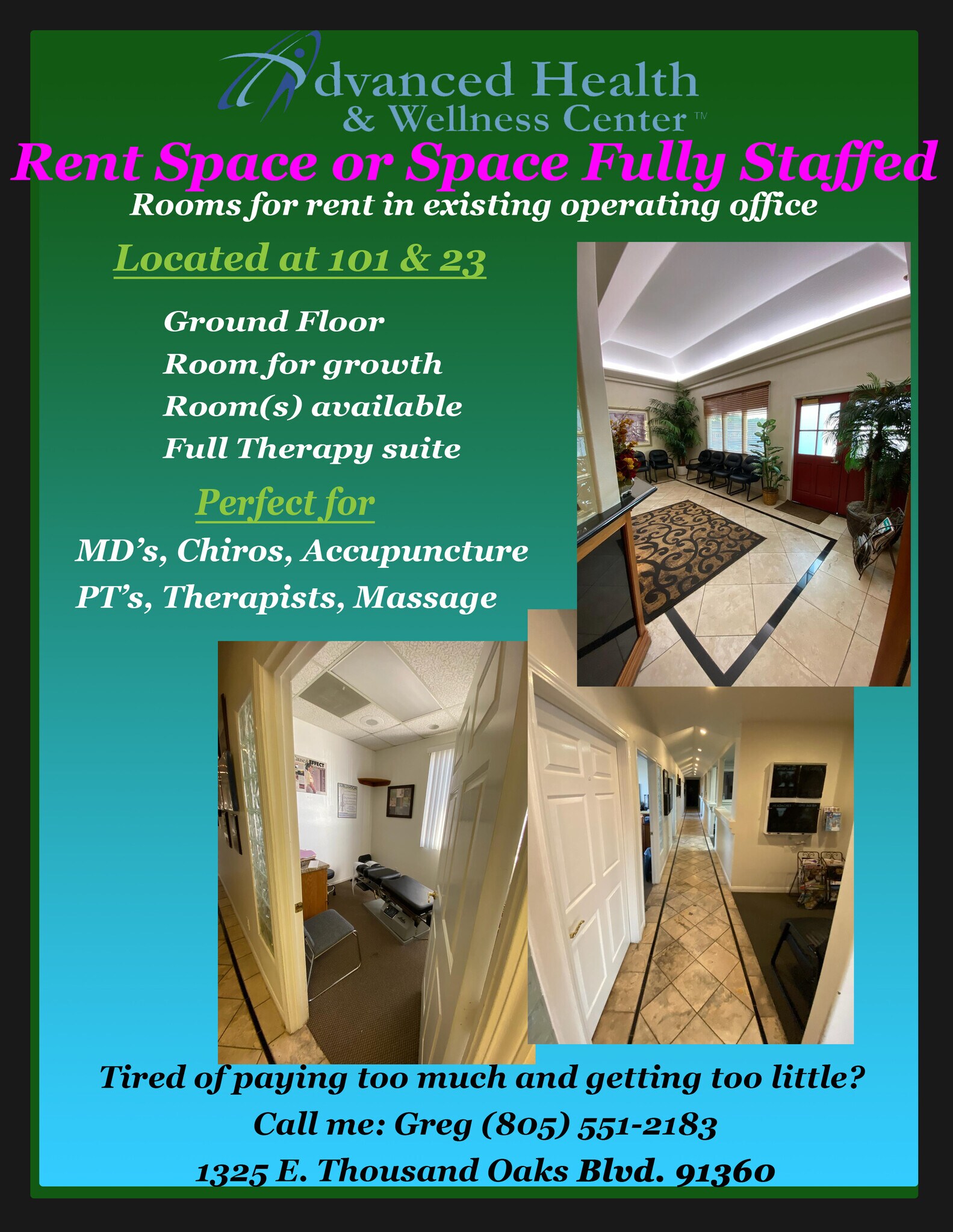 1325-1337 E Thousand Oaks Blvd, Thousand Oaks, CA for Rent