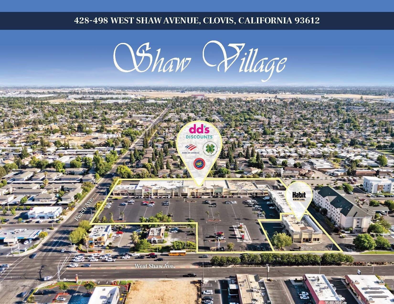 424-460 W Shaw Ave, Clovis, CA for Sale