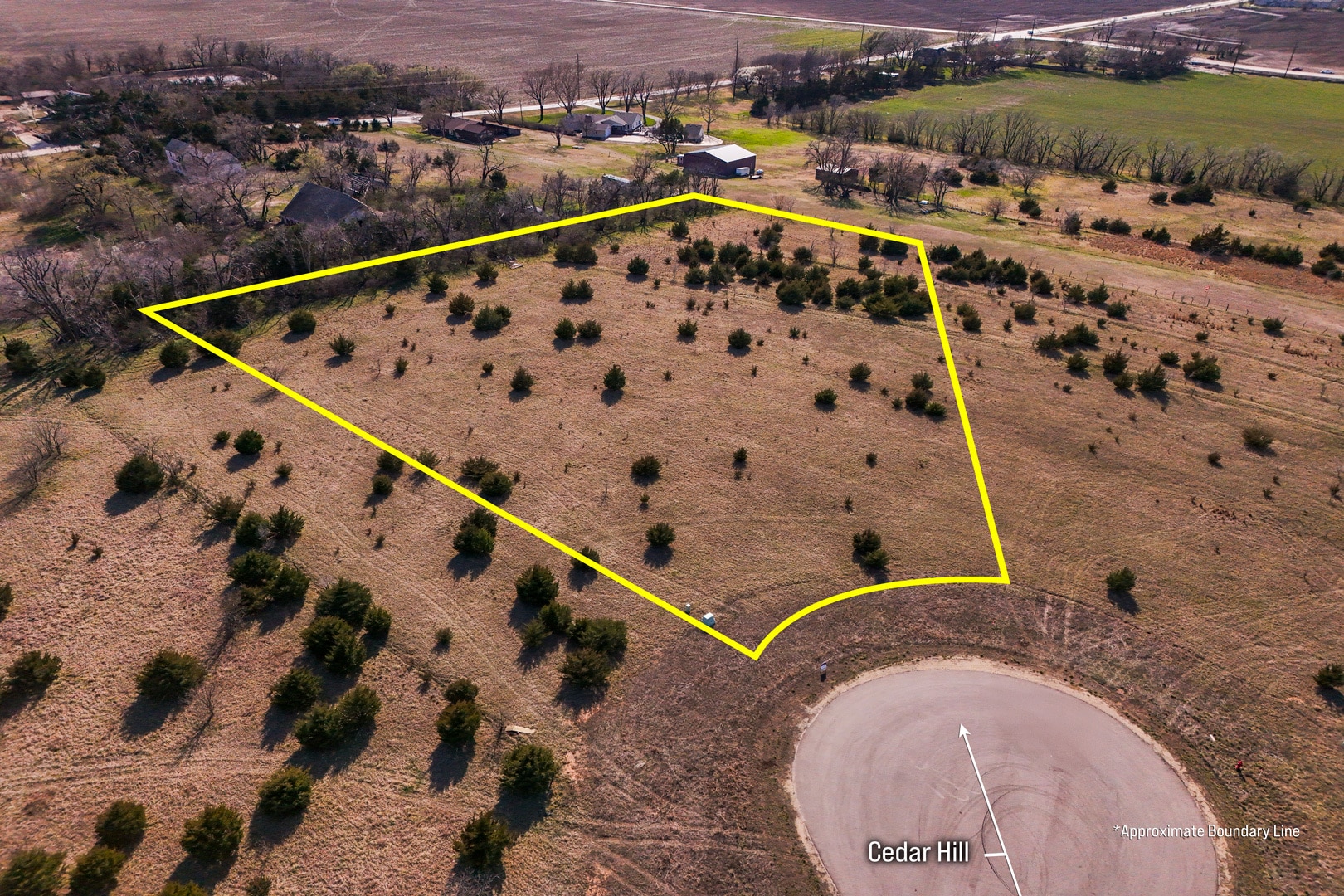 3.19+/- Acres on Cedar Hill cir, Valley Center, KS for Sale