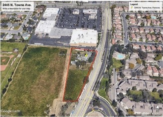 Pomona, CA Commercial Land - 2445 N Towne Ave