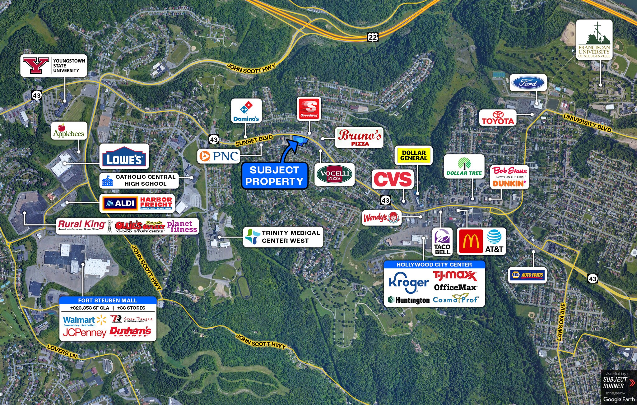 2700 Sunset Blvd, Steubenville, OH for Rent