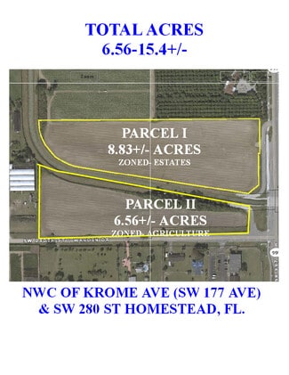 NWC SW 280 ST Krome ave Krome Ave  