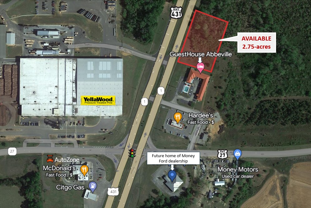 U.S. Highway 431, Abbeville, AL for Sale