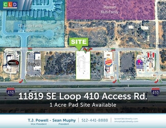 San Antonio, TX Commercial Land - 11819 410 Access Road loop
