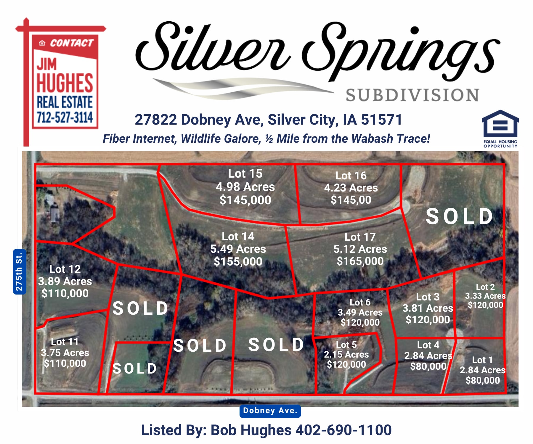 27822 Dobney Ave, Silver City, IA for Sale
