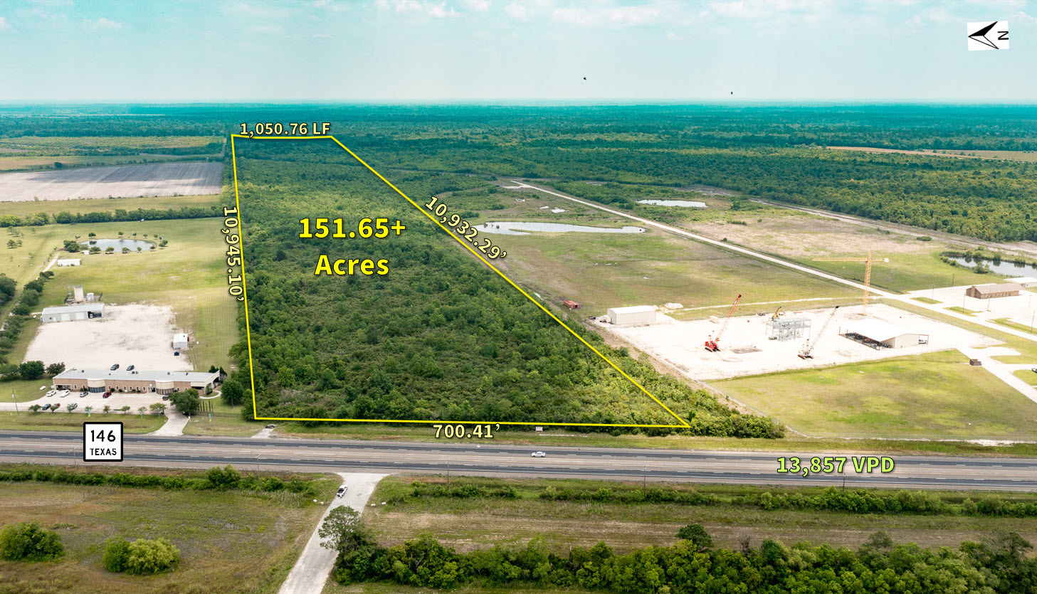 151+/-Ac 00 Hwy 146, Dayton, TX for Sale