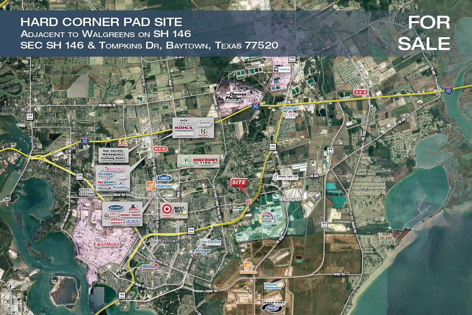 Tompkins Dr, Baytown, TX for Sale