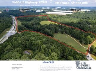 Jefferson, GA Commercial Land - 3686 US-129
