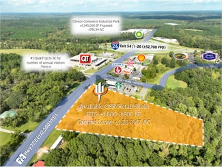 Clinton, SC Commercial Land - 18812 Highway 72 E