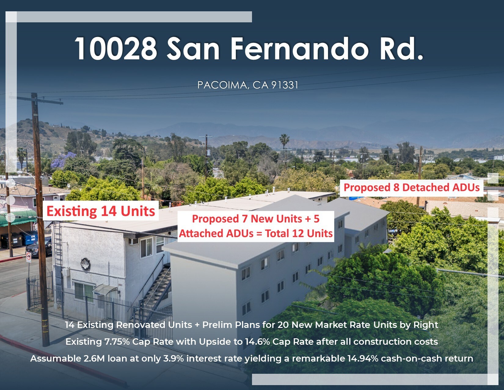 10028 San Fernando Rd, Pacoima, CA for Sale