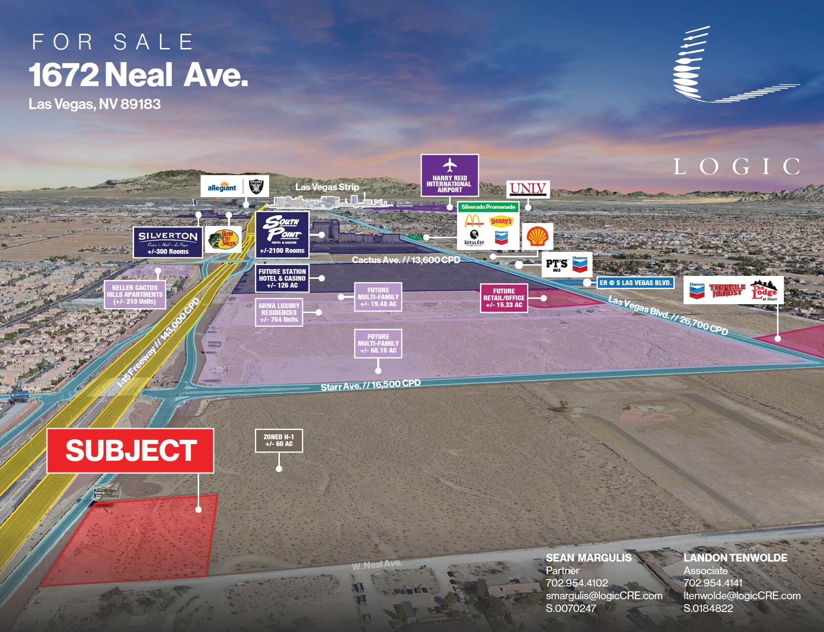1672 Neal Las Vegas, NV 89183 Land Property for Sale on