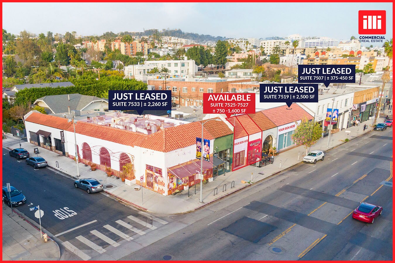 7507-7533 W Sunset Blvd, Los Angeles, CA for Rent