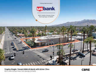 Palm Springs, CA Bank - 500 S Indian Canyon Dr