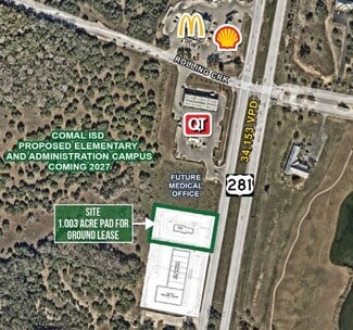 Spring Branch, TX Commercial Land - HWY. 281 & Rolling Creek