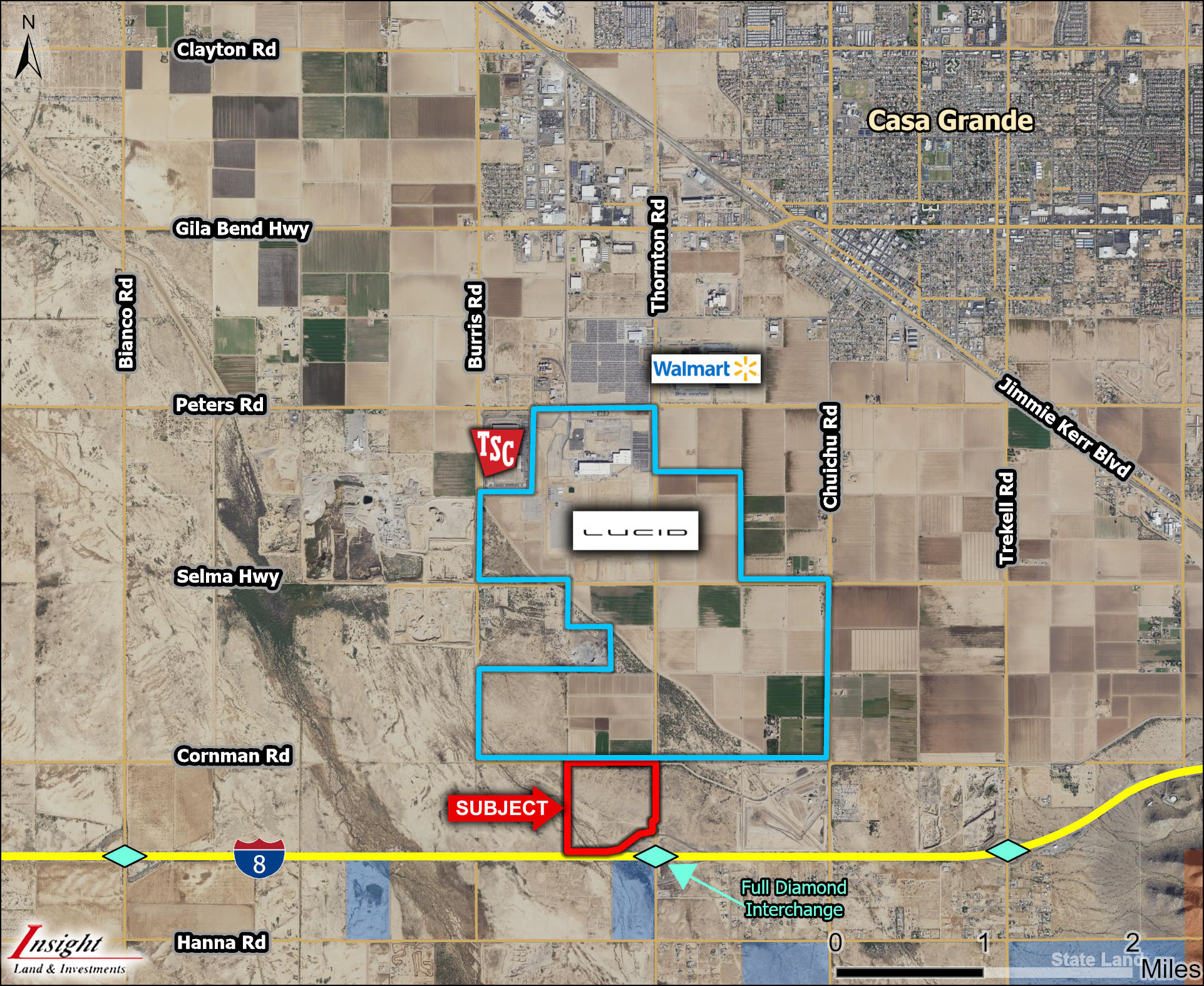 Thornton Rd @ I-8, Casa Grande, AZ for Sale