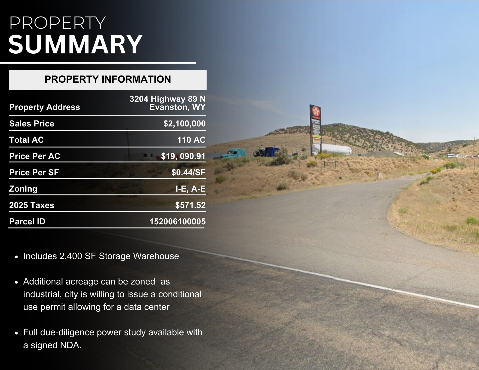 3204 WY State Highway 89, Evanston, WY for Sale