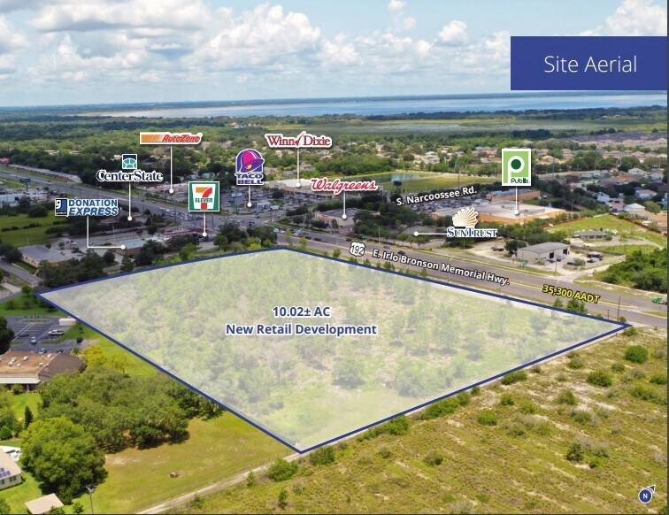 US HWY 192 S Narcoossee Rd Saint Cloud, FL 34771 Land Property for Sale on