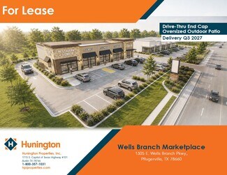 Pflugerville, TX Retail - 1305 E Wells Branch Pky