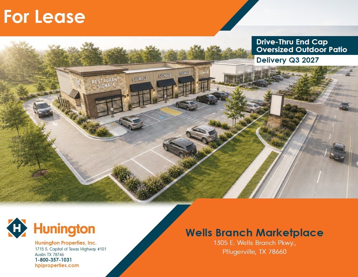 1305 E Wells Branch Pky, Pflugerville, TX for Rent